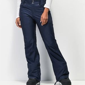 Aperture Crystaline Navy Denim 10K Snowboard Pants